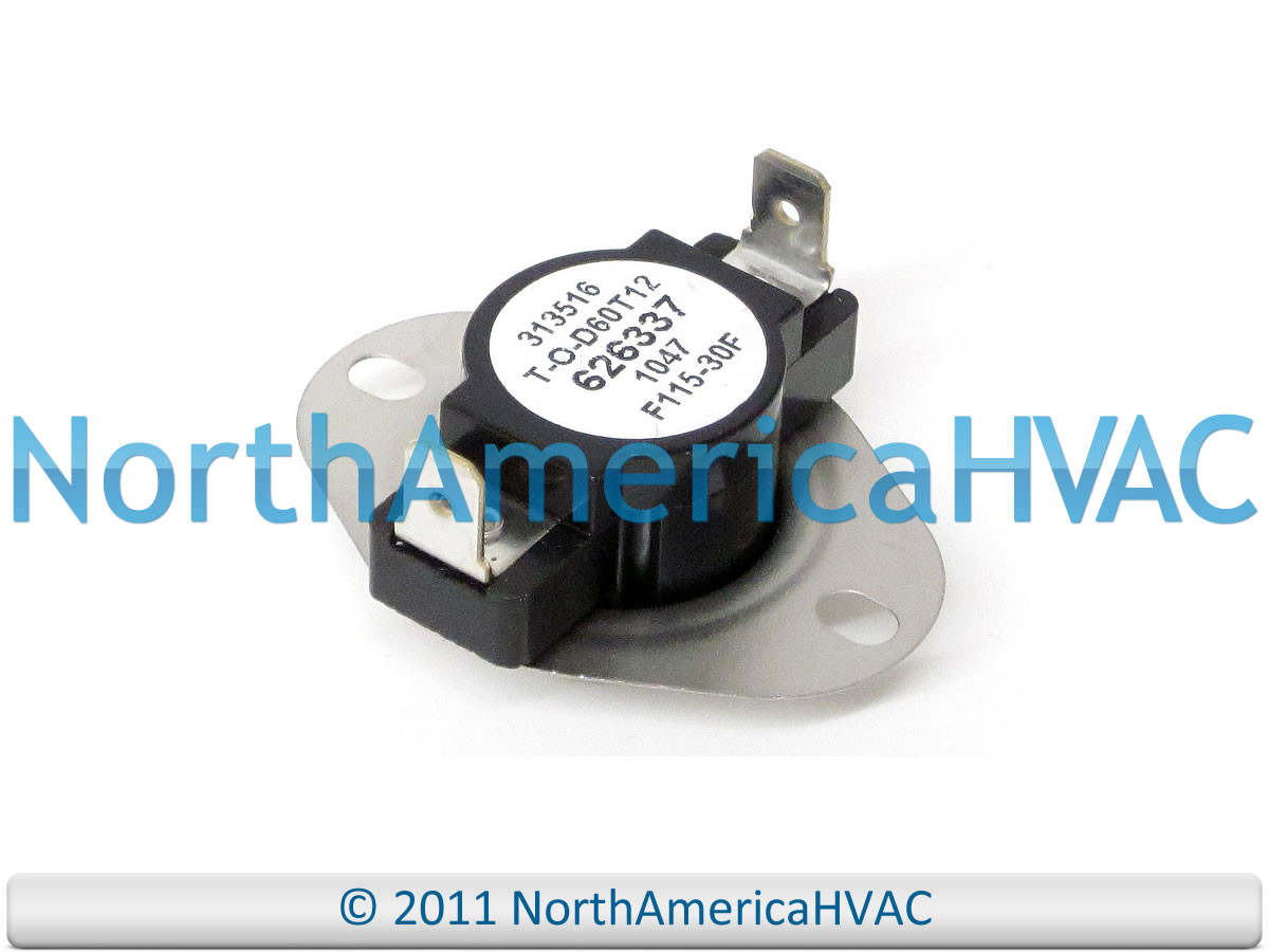 OEM Intertherm Nordyne Miller Fan Switch F115-30F Replaces 626337
